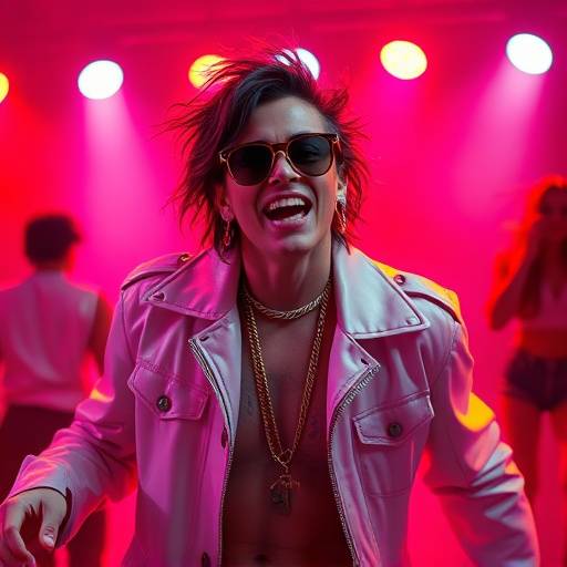 Screenshot from a music video of a pop artist produced at Sonic Sanctuary